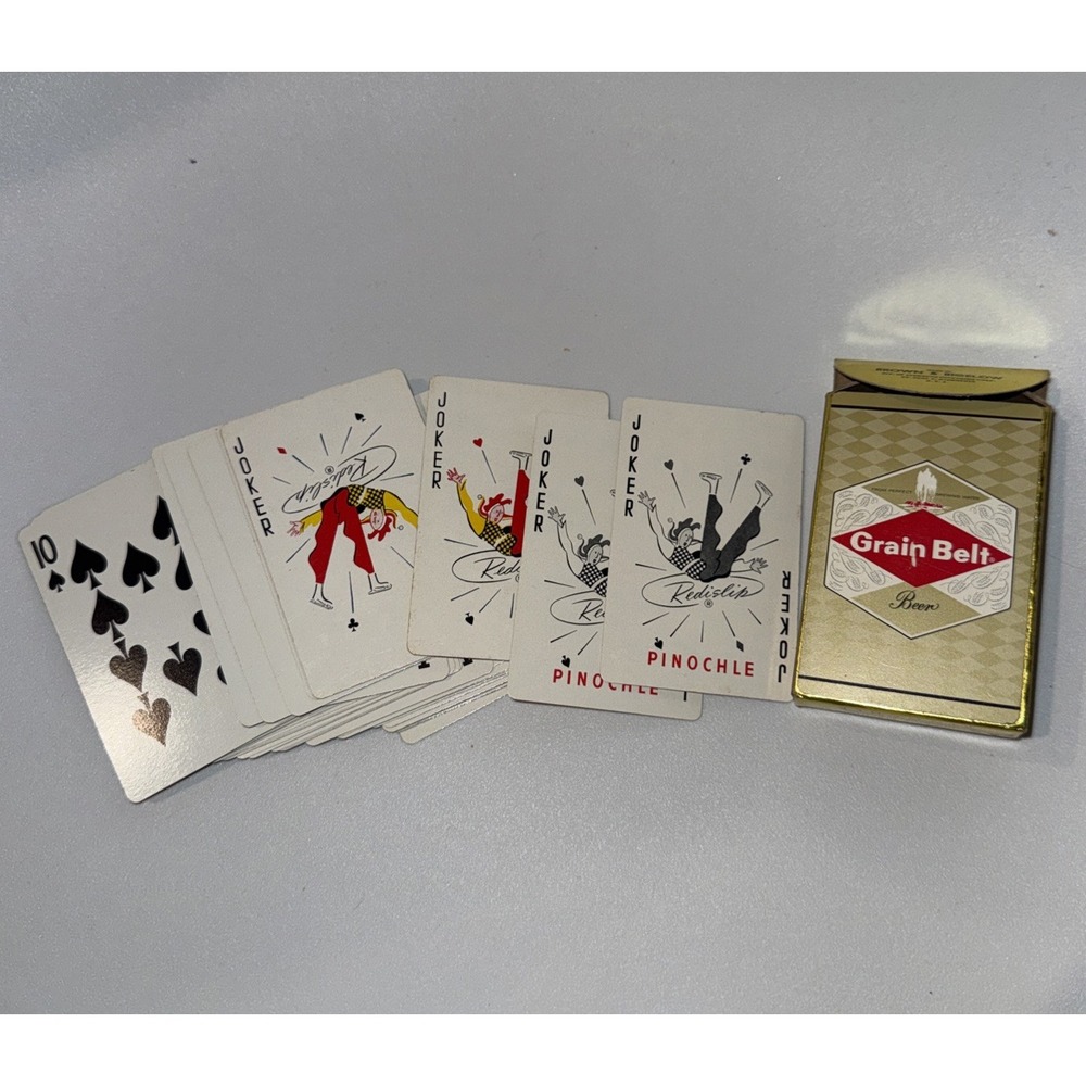 Remembrance playing card Deck GRAIN BELT BEER From Perfect Brewing Water
